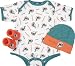 Miami Dolphins Newborn 0-3 Month Booty Gift Set Image