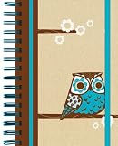 Pepper Pot Woodland Owl Spiral Bound Journal, Woodland (Pack of 4)