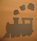 Train Acrylic Mirror for Kids Rooms Peel & Stick On Acrylic Shatterproof Mirror Wall Art Applique