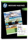 HP CG898AE 940XL Tintenpatronen Pack with Glossy Paper 210 x 297 mm 100 Sheets, cyan, magenta und gelb