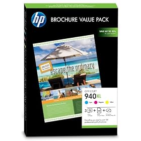 HP 940XL Officejet Brochure Value Pack - Print cartridge - 1 x yellow, cyan, magenta