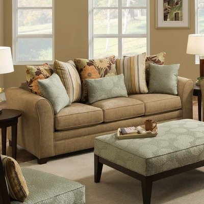 Kristin Beautyrest Stationary Sofa Fabric: Avignon Earth