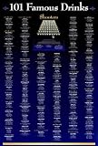 101 Famous Drinks - 24x36 - ART PRINT / POSTER