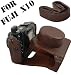 MegaGear Fujifilm FinePix X10 EVER READY Leather Case Bag Dark Brown
