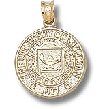 Univ Of Michigan Seal Pendant (Gold Plated)