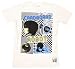 Electro Trash S/S Guys T-shirt in Washed White by Cardboard Robot