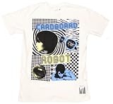 Electro Trash S/S Guys T-shirt in Washed White by Cardboard Robot
