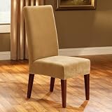 Sure Fit Stretch Pique Short Dining Room Chair Cover Antique Gold 51z22ds9t%2BL. SL160 Sure Fit Stretch Pique Short Dining Room Chair Cover Antique Gold