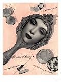 Art Surreal Surrealism Mirrors Powder Lipsticks Lipstick To For, USA, 1950 Collections Giclee Poster Print, 18x24 Art Surreal Surrealism Mirrors Powder Lipsticks Lipstick To For, USA, 1950 Collections Giclee Poster Print, 18x24