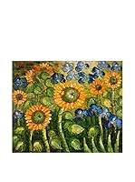 Arte Dal Mondo Pintura al Óleo sobre Linezo Van Gogh Girasoli Ed Iris