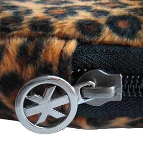 Leopard Animal Print Faux-fur Carrying Case Sleeve for Apple MacBook 13" Notebook Laptop Computer