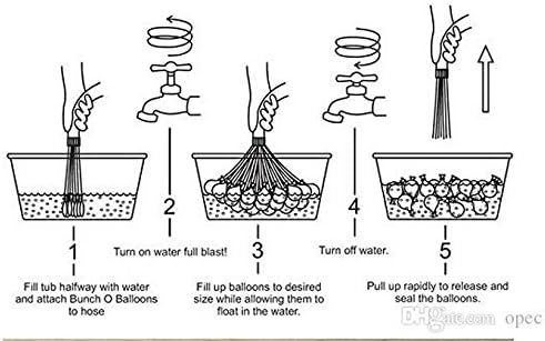 Colorful Water Magic Balloons - 100 Water Balloons per Minute!