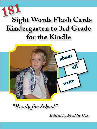 181 Sight Words Flash Cards: Kindergarten to 