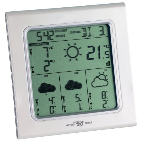 City Travel Guides Discounted  Garten & Freizeit : TFA 35.5003.IT satellitengestützte Funkwetterstation GALILEO