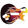 Guitar Hero III Faceplate: French Flames (PS3/Xbox 360)