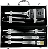 NCAA 8 Piece BBQ Set with Case