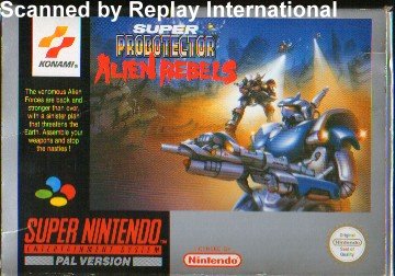 Childrens Toyshop  Video Games : Super Probotector Alien Rebels (AKA Contra 3) (PAL Super Nintendo (SNES))