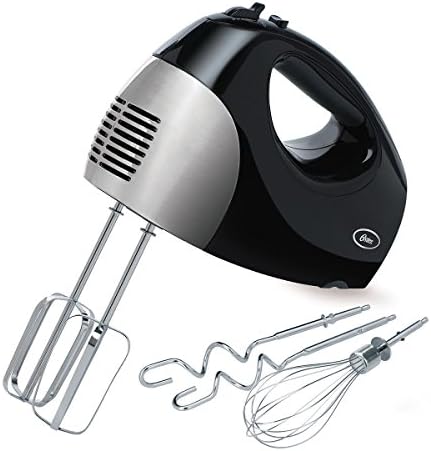 Oster 6 Speed Retractable Cord Hand Mixer Black