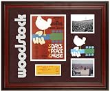 Woodstock Music Festival Framed Ticket with Replica Poster and Two Photographs