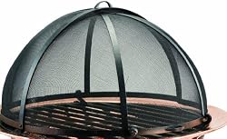 20" Handcrafted Steel Mesh Spark Screen for Fire Pit