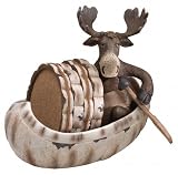 Gift Set - Moose & Canoe w/ 4 Coasters