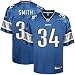 Image of Reebok NFL Equipment Detroit Lions #34 Kevin Smith Light Blue New Fall 2009 Replica Football Jersey