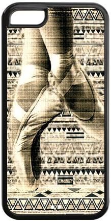 Vintage Retro Ballet Pointe Shoes Apple Iphone 6 4.7 Case Cover TPU Aztec Tribal