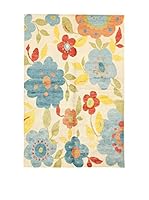 Design Community By Loomier Alfombra Tibetan (Beige/Multicolor)