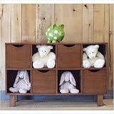 blu Storage Cubbie in Wheat Stain