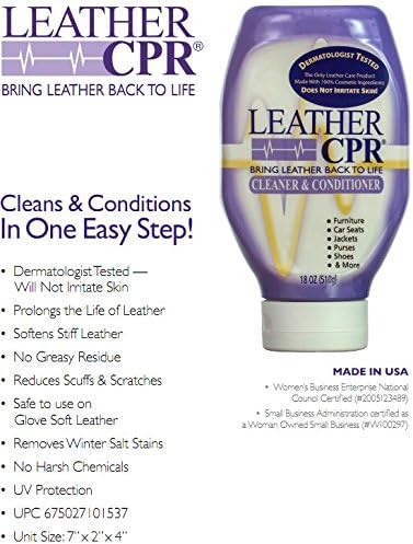 Leather CPR Cleaner &amp; Conditioner, 18oz, (2 Pack- 15% Savings)