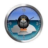 Modern Wall Clock Cute Baby Penguin