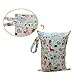Babyfriend Baby Waterproof Washable Reusable Wet and Dry Cloth Diaper Bag,Double zippered Organizer Bag,2PCS