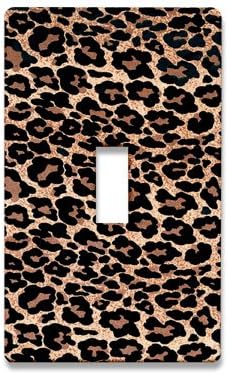 Leopard Light Switch Cover
