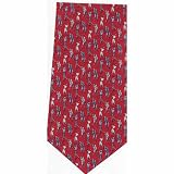 Red Golfer New Silk Necktie Neck Tie
