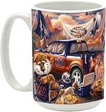 NCAA Auburn University 15-Ounce Tailgate Series Ceramic Mug