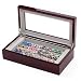 Mahogany Cufflinks Case for 20 pairs by Cuff-Daddy