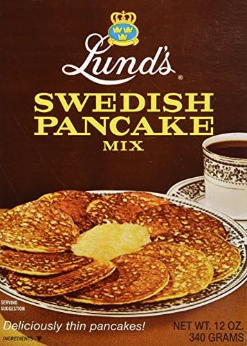 Lunds Pancake Mix, Swedish, 12 Ounce by Lunds