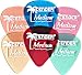 Fender California Clears Pickpack (12 Pk) Candy Apple Red, Med