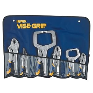 Irwin Tools 2076709 6 Piece Fast Release Locking Pliers Set by 