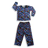 Private Label - Toddler Boys Long Sleeve Sports Pajamas, Navy (Size 3T) Image