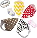 Baby Bandana Bibs (4 pack) +2 Free Pairs Of Baby Socks - Premium Quality Modern And Soft For Girls, Boys, Dribble, Teething, Drool Babies - Waterproof With Adjustable Snaps | Perfect Cute Bib Gift Set