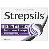 Strepsils Extra 24 Blackcurrent Lozenges