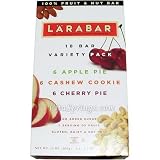 Larabar Fruit & Nut Bar Variety Pack, 18 Bars (Apple Pie, Cashew Cookie, Cherry Pie)