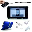 Unique Premium Stand Alone Case Cover Protector for Apple iPod Touch 8GB 32GB 64GB 3rd Generation iTouch + Includes a 3 in 1 USB Travel Charger Set Home, Car Charger / USB Data Sync Cable + Includes a 4-inch ebigvalue TM Determination Hand Strap and a Screen Guard Protector for iPod Touch