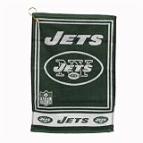 New York Jets GOLF CLUB HAND JACQUARD TOWEL