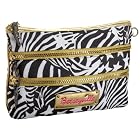 Betseyville Psychadelic Stripes Large Zip Cosmetic Case