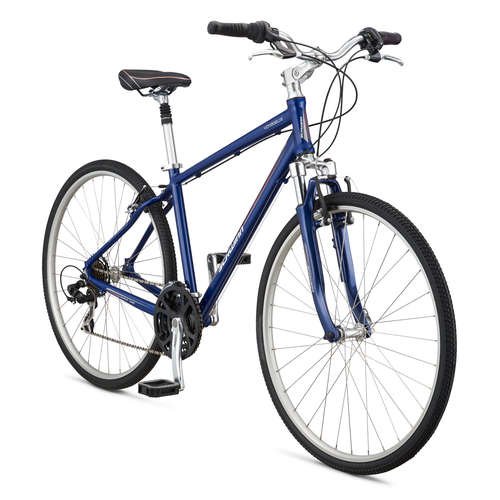 Schwinn Voyageur 21-Speed Suspension Seatpost Comfort Bike - 2016 BLU-L