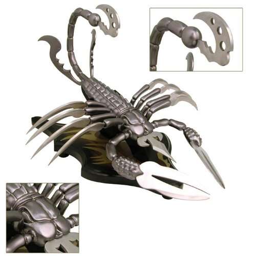 The Guardian Scorpion w/stand- silver