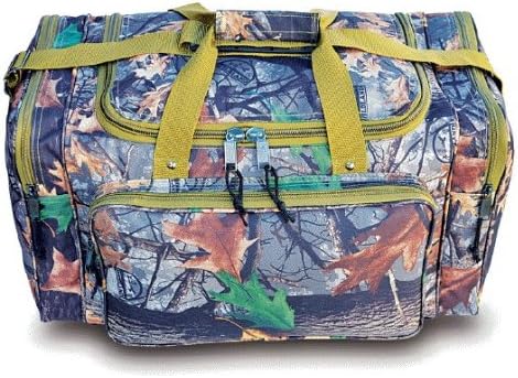 Wildland 22 Inch Deluxe WL22 Woodland Camo Hunting Duffel Luggage Travel Bag