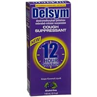 Delsym Extended Release Suspension Adult Grape, 5oz Box